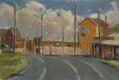 Artwork, Railway Gates at Humffray Street North, Ballarat, c2014