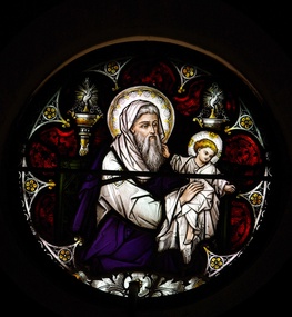 Photograph - Photograph - Colour, Lisa Gervasoni, Stained Glass Window in Infant Jesus Catholic Church, Koroit, 2010, 20/03/2010