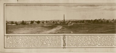 Image - Black and White, Eureka Stockade Monument, 1904, 1904