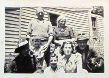 Gervasoni family at their Albert Street, Daylesford Property, c1940, c1940