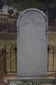 Photograph - Photograph - Colour, Clare Gervasoni, Grave of David Brough, Bendigo Cemetery, 02/09/2018