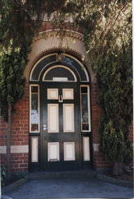 Photograph - Photograph - Colour, Dorothy Wickham, Ballarat Female Refuge front door, 2003
