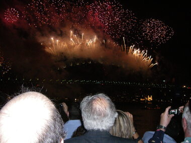 Photograph - Digital photograph, Dorothy Wickham, New Year's Eve, Sydney Opera House