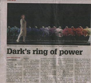 Newspaper article, Dark's Ring of Power, Friday 16 December 2016