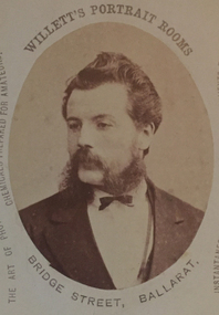 Photograph - Photograph - Black and White, Portrait of a Man, c1887