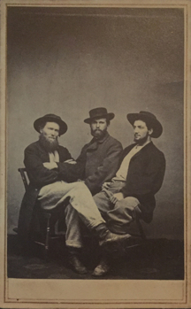 Portrait of Three Seated Men