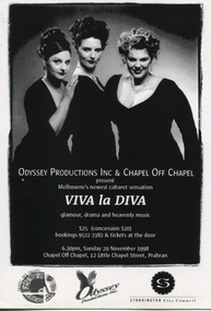 Programme - Program, Viva la Diva, 29/11/1998