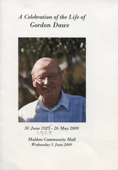 funeral programme