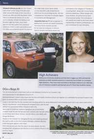 Magazine article, Ballarat & Queen's Anglican Grammar School, High Achievers, Boomalacka, May 2010