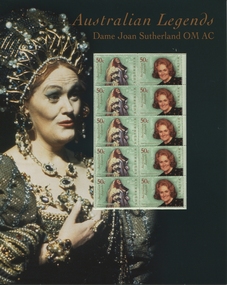 Stamps, Joan Sutherland stamps issue, 2004