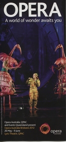 Program, Opera Australia, Opera A World of Wonder Awaits you. Opera Australia QPAC 2012, 2012