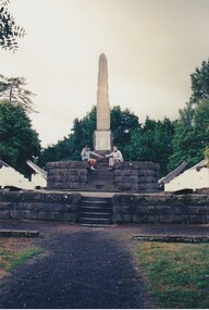 Photograph - Digital photograph, Brenda & Jack Ford, Eureka Stockade Monument, 14 December 1993