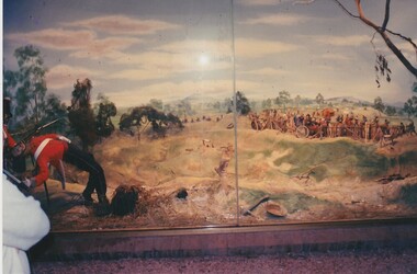 Soldiers beside the Eureka Stockade