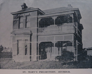 St Mary's Presbytery, Seymour, c1897