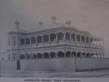 Image, Carmelite Priory, Melbourne, c1897 [Brigidine Sisters, Albert Park], c1897