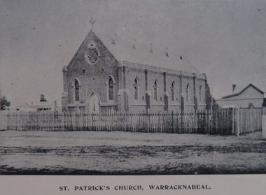 Image, St Patrick's Catholic Church, Warracknabeal, c1897