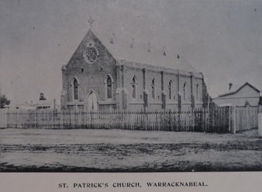 Photograph - Image, St Patrick's Catholic Church, Warracknabeal, c1897, c1897