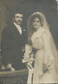 Photograph - Photograph - Black and White, Wedding of Alexander Miller Hamilton and Eleanor Ellis