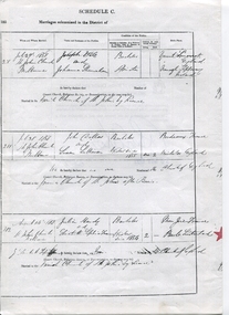 Digital photograph, Marriage Certificate Julien Hardy