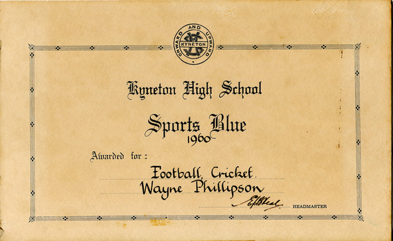 Kyneton High School Sports Blue
