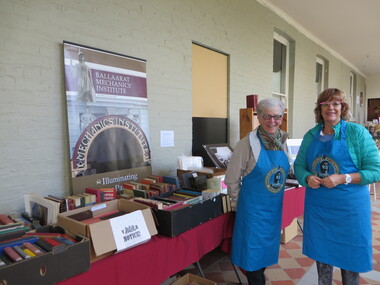 Digital photograph, Ballarat Mechanics' Institute Stall at Clunes Book Town 2015, 2015