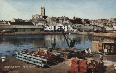 Postcard, Penzance Harbour