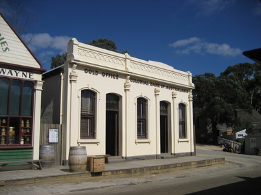 Photograph - Photograph - Colour, Sovereign Hill Colonial Bank and Gold Office, 2008, 01/02/2008