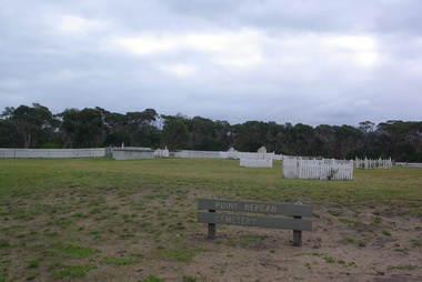 Photograph - Photograph - Colour, Clare Gervasoni, Point Nepean Cemetery, 24/05/2011