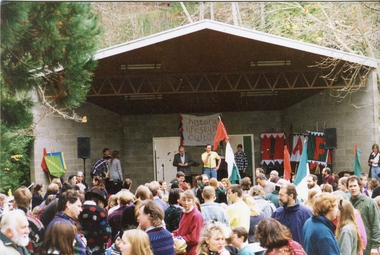 Photograph - Photograph - Colour, Soundshell at the Hepburn Springs Reserve During the Swiss/Italian Festa, c1999, c1999