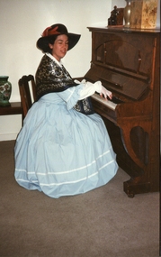 Photograph - Colour, Clare Gervasoni wearing a Crinoline