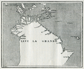 Map, Map of Java La Grande, 1542