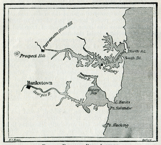 Map, Botany Bay and Port Jackson