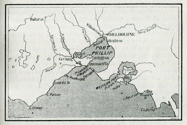 Map, Westernport and Port Phillip