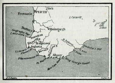 Map, King George's Sound