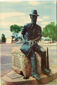 Postcard, Patrick Hannan Statue