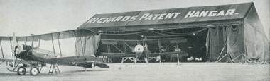 Image - Black and White, Australian Aircraft and Engineering Company's Second Hanger at Mascot, New South Wales