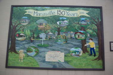 Photograph - Colour, Clare Gervasoni, Marysville Mural,  2014, 01/11/2014