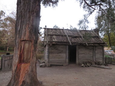 Photograph - Colour, Slab Cottage at Sovereign Hill, 2015, 03/03/2015