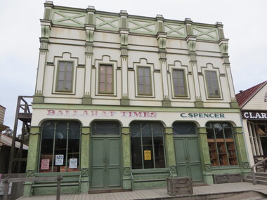 Photograph - Colour, Clare Gervasoni, Ballarat Times Office at Sovereign Hill, 2015, 03/03/2015