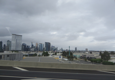 Pamphlet - Photorgraphs - Colour, Clare Gervasoni, Melbourne From the Bolte Bridge, 2019, 31/03/2019