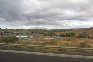 Photographs - Colour, Clare Gervasoni, Settlement ner the Pentland Hills from the Western Highway, 2019, 31/03/2019