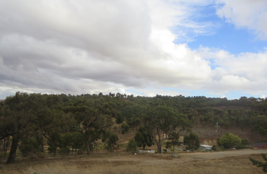 Photographs - Colour, Clare Gervasoni, Parkside Settlement near the Pentland Hills from the Western Highway, 2019, 31/03/2019