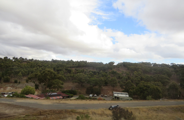 Photographs - Colour, Clare Gervasoni, Parkside Settlement near the Pentland Hills from the Western Highway, 2019, 31/03/2019