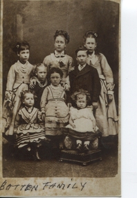 Photograph - Photograph - Black and White, Family of William Henry Batten, 1870+
