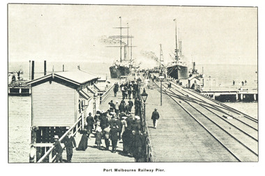 Image, Port Melbourne Railway Pier, c1902