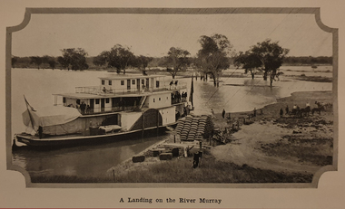 Image, A Landing on the River Murray, c1918, c1918