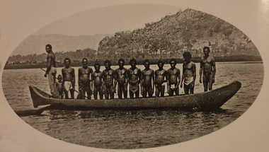 Image - Black and White, A Native Canoe, c1903