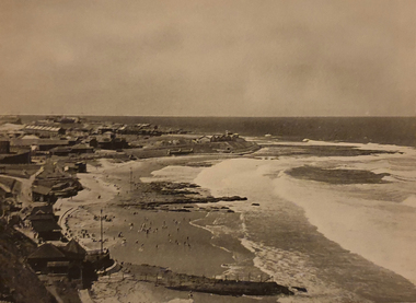 Image, The Beach, Newcastle, c1918, c1918