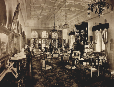 Image - Black and White, The Music Room, Fortuna, c1918
