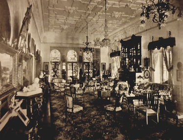 Image - Black and White, The Music Room, Fortuna, c1918, c1918